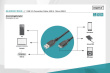 Digitus USB3.0 Cable 0,25m USB A/microUSB B M/M Black 0,25m