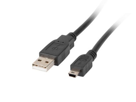 Lanberg Cable USB 2.0 mini AM-BM5P 1.8M black