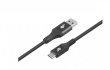 TB Cable USB 3.0-USB C 2m PREMIUM 3A black TPE
