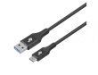 TB Cable USB 3.0-USB C 2m PREMIUM 3A black TPE