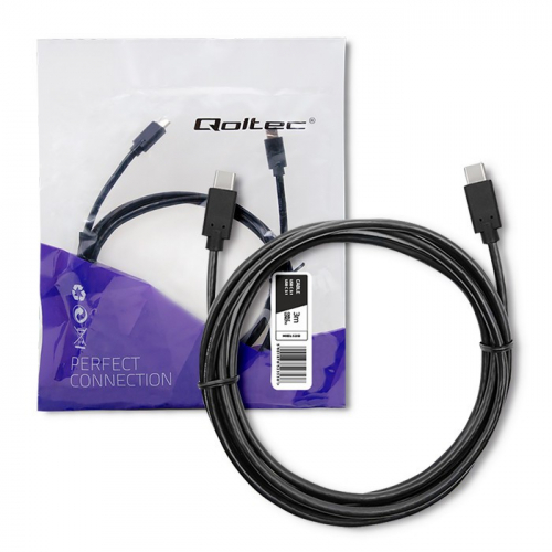 Qoltec USB 3.1 type C male USB 3.1 type C male 811667