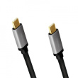 LogiLink USB-C M/M cable, PD, alu, 1.5m
