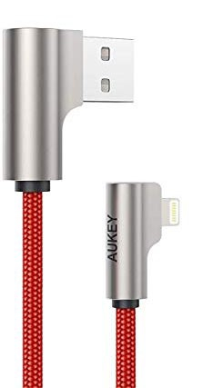AUKEY AUKEY CB-AL01 Red OEM U SB - Lightning Nylon Ca