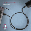 AXAGON AXAGON BUCM3-AM15AB kabel USB-C to USB-A 1,