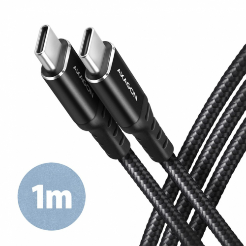 AXAGON AXAGON BUCM-CM10AB cabl e USB-C USB-C, 1.0m