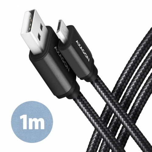 AXAGON AXAGON BUMM-AM10AB cabl e MicroUSB USB-A, 1