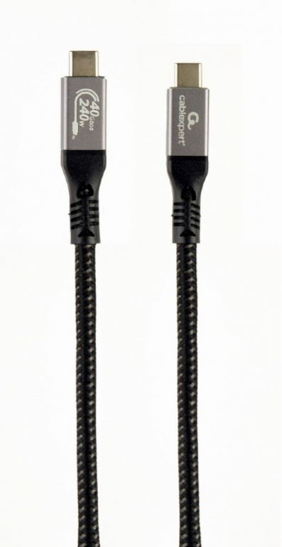 Gembird Premium USB-C Type 4 40 Gbps 240W 1.5M PD
