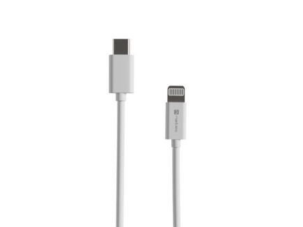 Natec LIGHTNING(M)->USB-C(M) CABLE 2M WHITE MFI PRAT