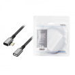 LogiLink USB3.2 Gen2 Type-C to USB-C/F, PD, 1m