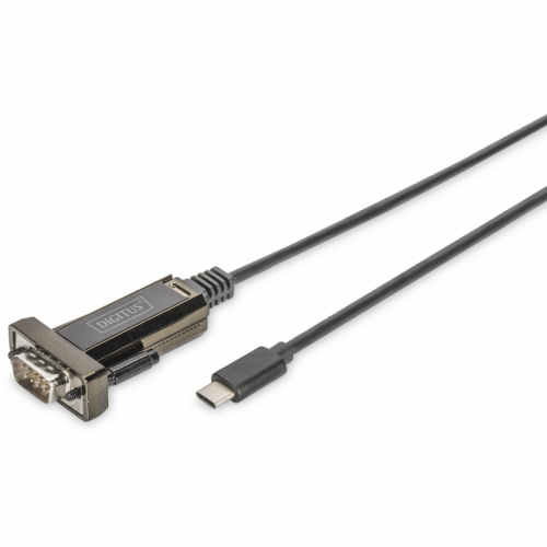 Digitus USB-C Adapter USB-C > DSUB 9M 1m Kabel Länge FTDI Chipsatz