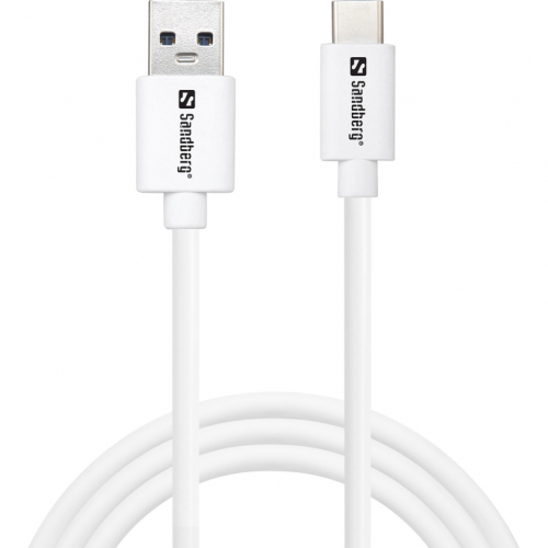 Sandberg USB-C > USB 3.0 (ST-ST) 1m Adapterkabel Weiß