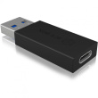 Adapter ICY BOX USB-A > USB-C Black (M)