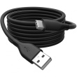 Digitus USB-A > USB-C 2.0 (ST-ST) 1m Ladekabel Silikon 60W Schwarz