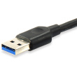 Equip Kabel USB-A 3.2 -> C St/St 0.50m 3A/20V sw