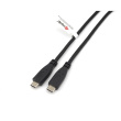 Equip Kabel USB-A 2.0 -> C St/St 3.00m 3A 480Mbps sw 21250382