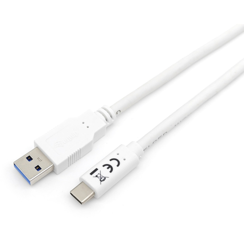 Equip Kabel USB-A 3.2 -> C St/St 2.00m 3A/20V ws