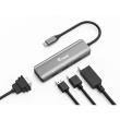 Equip Adapter USB-C -> HDMI/DisplayPort/VGA 4K/1080P/60Hz gr