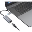 Equip Adapter USB-C -> RJ45 10/100/1000/2500 Mbps + USB-A