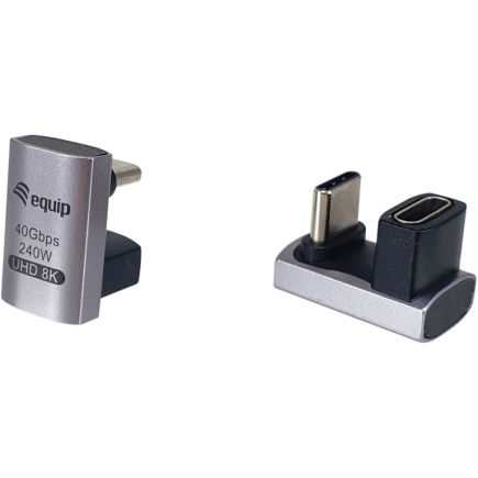 Equip Adapter USB 4.0 -> USB-C 40Gbps. 240W PD. 2er-Pack gr