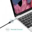 AUKEY CB-CD6 Ultrafast Braided uick Charge USB C - USB C 2m
