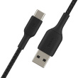 Belkin Cable Braided USB-C USB-A 2m Black