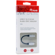 Equip Adapter USB-C -> Audio DAC 4-Pin 3.5mm St/Bu 0.15m sw