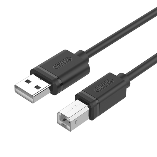 Unitek Y-C421GBK - USB printer cable - USB 2.0 to USB-B Cable - 5 m - black 