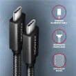 AXAGON Data and charging USB 2.0 cable, 1.5 m | BUCM32-CM15AB | USB-C to USB-C