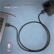 AXAGON Data and charging cable, 1 m | BUMM3-AM10AB | USB Type A to USB Type Micro-B