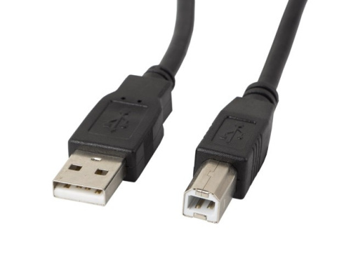 Lanberg Cable USB 2.0 AM-BM 5M Ferryt black