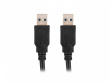 Lanberg Kabel USB -A M/M 3.0 1.0m czarny