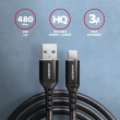 AXAGON AXAGON BUCM-AM15AB cabl e USB-C USB-A, 1.5m