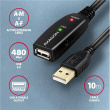 AXAGON USB Repeater Cable | ADR-210 | USB Type-A to USB Type-A
