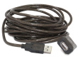Gembird USB extension cable 10M active black