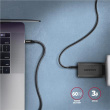 AXAGON Data and charging USB 3.2 Gen1 cable, 3 m | BUCM3-CM30AB | USB Type C - USB Type C