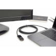 DIGITUS USB C Adapterkabel Typ C -DP 32,4GB St/St 2.0m, sw