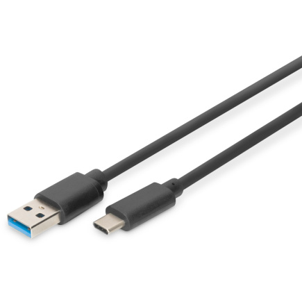DIGITUS USB 3.0 Anschlusskabel Typ C -A St/St 1.0m, sw 21288894