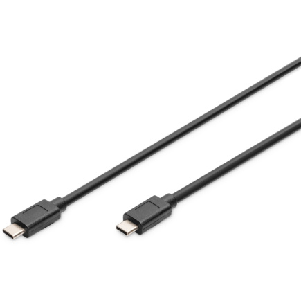 DIGITUS USB 3.1 Anschlusskabel Typ C -C St/St 1.0m, sw
