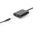 DIGITUS USB 3.1 Verteilerkabel Typ C-Klinke St/Bu/Bu 0.2m sw