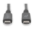 DIGITUS USB 4.0 Typ-C Anschlusskabel 0,8m, 8K