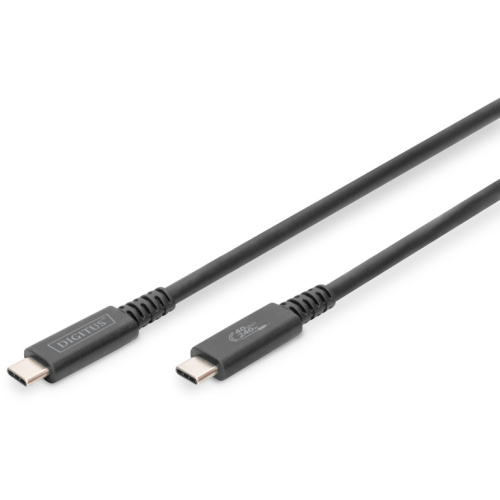 DIGITUS USB 4.0 Typ-C Anschlusskabel 0,8m, 8K