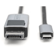 DIGITUS USB 3.2 Anschlusskabel Typ C --> DP St./St. 1m schw.