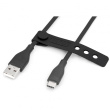 DIGITUS USB 2.0 kabel Typ C -A Silikon St/St 2m schwarz