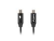 Lanberg Cable USB-C M/M 2.0 1.8m CA-CMCM-40CU-0018-B Black