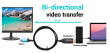 i-tec USB-C DisplayPort Bi-Directional Cable Adapter