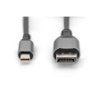 Digitus 8K DisplayPort Adapter Cable, Mini DP to DP, 2 m | DB-340106-020-S | DisplayPort to DisplayPort