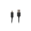Lanberg USB Type-C to USB Type-A 3.1 Cable, 1.8 m | CA-USBO-31CU-0018-BK | USB Type-C to USB Type-A