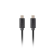 Lanberg USB-C 3.1 Gen 2 Cable, 10GB/s PD100W, 1 m | CA-CMCM-32CU-0010-BK | USB Type-C to USB Type-C