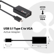 Adapter USB-C 3.1 => VGA *Club3D* aktiv
