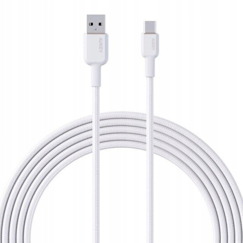 AUKEY AUKEY CB-NAC1 White Nyl on cable USB C - USB A